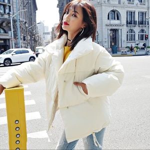 ❄️Beige Puffer Jacket❄️